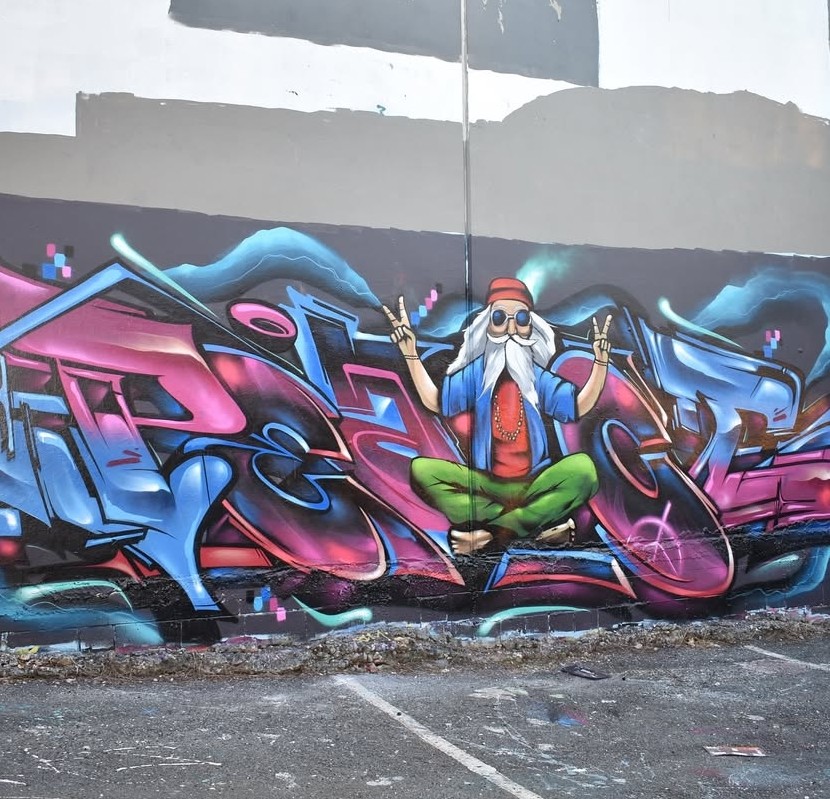 Supplied BAEKS street-art photograph